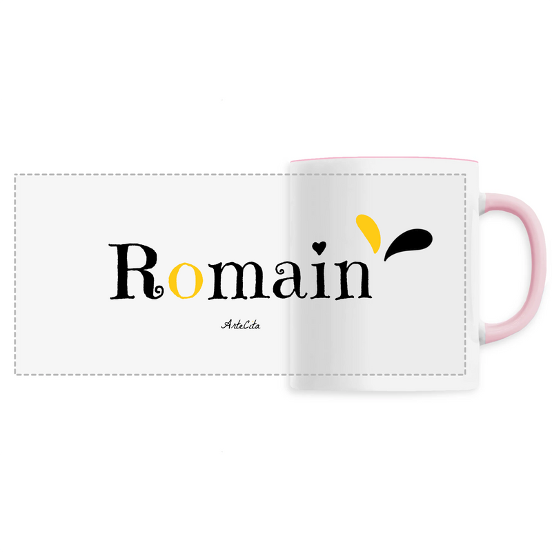Cadeau anniversaire : Mug - Romain - 6 Coloris - Cadeau Original - Cadeau Personnalisable - Cadeaux-Positifs.com -Unique-Rose-