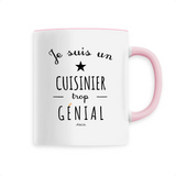 Mug - Un Cuisinier trop Génial - 6 Coloris - Cadeau Original - Cadeau Personnalisable - Cadeaux-Positifs.com -Unique-Rose-