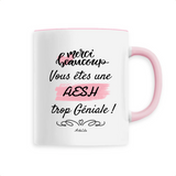 Mug - Merci, vous êtes une AESH trop Géniale - 6 Coloris - Cadeau Personnalisable - Cadeaux-Positifs.com -Unique-Rose-