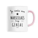 Mug - Un Marseillais trop Génial - 6 Coloris - Cadeau Original - Cadeau Personnalisable - Cadeaux-Positifs.com -Unique-Rose-