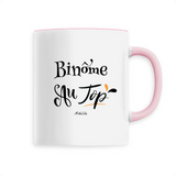 Mug - Binôme au Top - 6 Coloris - Cadeau Original - Cadeau Personnalisable - Cadeaux-Positifs.com -Unique-Rose-