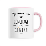 Mug - Un Concierge trop Génial - 6 Coloris - Cadeau Original - Cadeau Personnalisable - Cadeaux-Positifs.com -Unique-Rose-