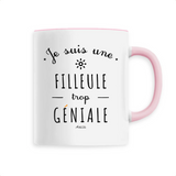 Mug - Une Filleule trop Géniale - 6 Coloris - Cadeau Original - Cadeau Personnalisable - Cadeaux-Positifs.com -Unique-Rose-
