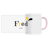 Mug - Fred - 6 Coloris - Cadeau Original - Cadeau Personnalisable - Cadeaux-Positifs.com -Unique-Rose-