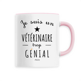 Mug - Un Vétérinaire trop Génial - 6 Coloris - Cadeau Original - Cadeau Personnalisable - Cadeaux-Positifs.com -Unique-Rose-