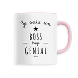Mug - Un Boss trop Génial - 6 Coloris - Cadeau Original - Cadeau Personnalisable - Cadeaux-Positifs.com -Unique-Rose-
