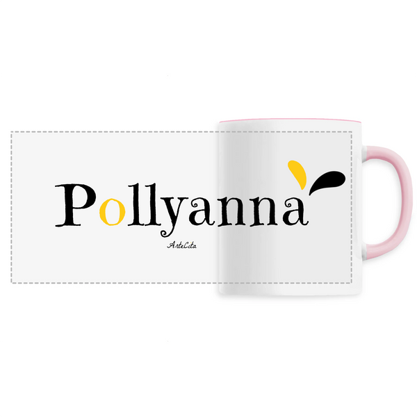 Mug - Pollyanna - 6 Coloris - Cadeau Original - Cadeau Personnalisable - Cadeaux-Positifs.com -Unique-Rose-