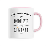 Mug - Une Modéliste trop Géniale - 6 Coloris - Cadeau Original - Cadeau Personnalisable - Cadeaux-Positifs.com -Unique-Rose-