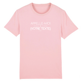 T-shirt Premium à Personnaliser - Appelle-Moi XXX - 12 Coloris - Cadeau Personnalisable - Cadeau Personnalisable - Cadeaux-Positifs.com -XS-Rose-