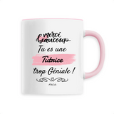 Mug - Merci tu es une Tutrice trop Géniale - 6 Coloris - Cadeau Personnalisable - Cadeaux-Positifs.com -Unique-Rose-