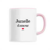Mug - Jumelle d'amour - 6 Coloris - Cadeau Original - Cadeau Personnalisable - Cadeaux-Positifs.com -Unique-Rose-