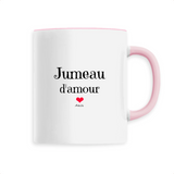 Mug - Jumeau d'amour - 6 Coloris - Cadeau Original - Cadeau Personnalisable - Cadeaux-Positifs.com -Unique-Rose-
