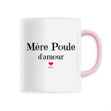 Mug - Mère Poule d'amour - 6 Coloris - Cadeau Original - Cadeau Personnalisable - Cadeaux-Positifs.com -Unique-Rose-