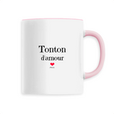 Mug - Tonton d'amour - 6 Coloris - Cadeau Original - Cadeau Personnalisable - Cadeaux-Positifs.com -Unique-Rose-