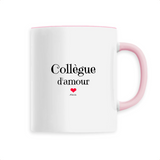 Mug - Collègue d'amour - 6 Coloris - Cadeau Original - Cadeau Personnalisable - Cadeaux-Positifs.com -Unique-Rose-