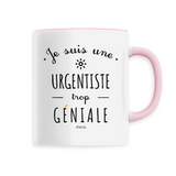 Mug - Une Urgentiste trop Géniale - 6 Coloris - Cadeau Original - Cadeau Personnalisable - Cadeaux-Positifs.com -Unique-Blanc-