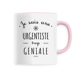 Mug - Une Urgentiste trop Géniale - 6 Coloris - Cadeau Original - Cadeau Personnalisable - Cadeaux-Positifs.com -Unique-Rose-