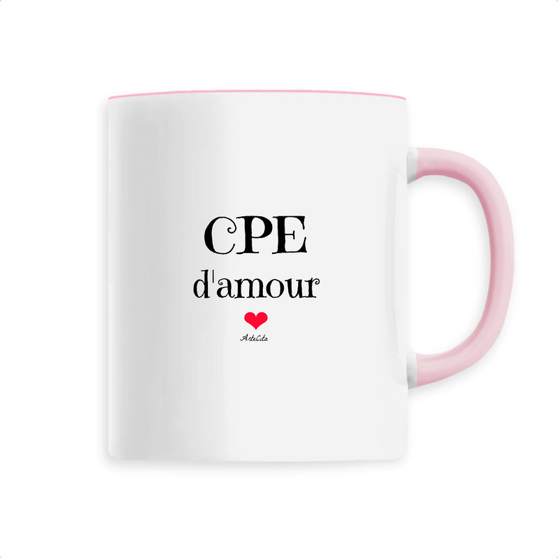 Cadeau anniversaire : Mug - CPE d'amour - 6 Coloris - Cadeau Original & Unique - Cadeau Personnalisable - Cadeaux-Positifs.com -Unique-Rose-