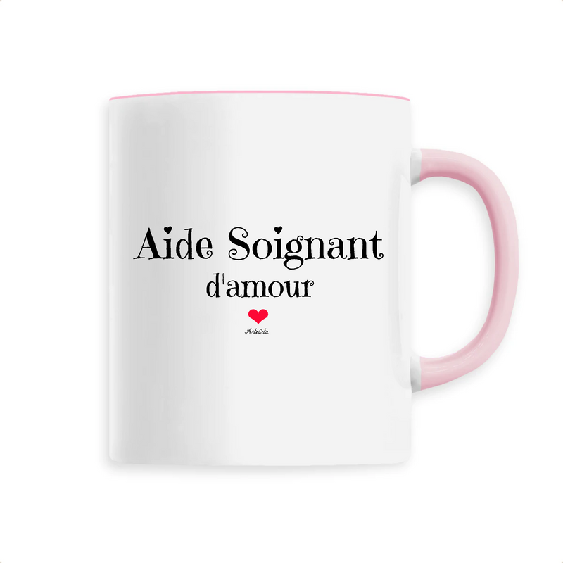 Mug aide soignante, cadeau soignante personnalisé, tasse aide