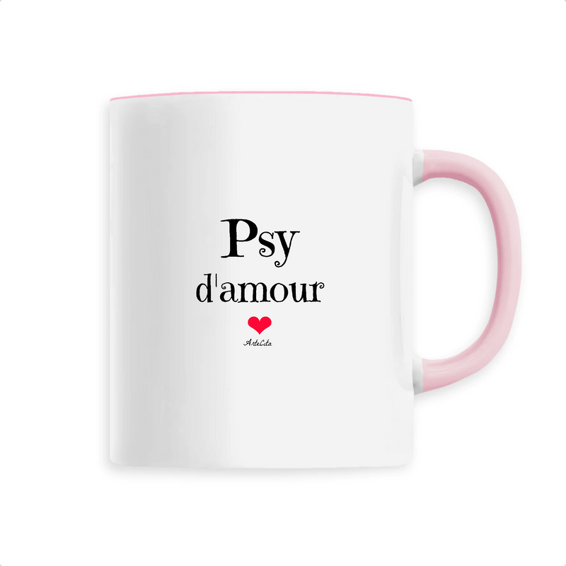 Cadeau anniversaire : Mug - Psy d'amour - 6 Coloris - Cadeau Original & Unique - Cadeau Personnalisable - Cadeaux-Positifs.com -Unique-Rose-