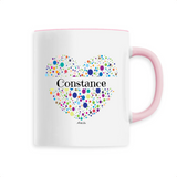 Mug - Constance (Coeur) - 6 Coloris - Cadeau Unique & Tendre - Cadeau Personnalisable - Cadeaux-Positifs.com -Unique-Rose-