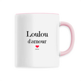Mug - Loulou d'amour - 6 Coloris - Cadeau Original & Tendre - Cadeau Personnalisable - Cadeaux-Positifs.com -Unique-Rose-