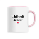 Mug - Thibault d'amour - 6 Coloris - Cadeau Original & Tendre - Cadeau Personnalisable - Cadeaux-Positifs.com -Unique-Rose-