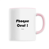 Mug - Phoque Oeuf - 6 Coloris - Cadeau Drôle - Humour - Cadeau Personnalisable - Cadeaux-Positifs.com -Unique-Rose-