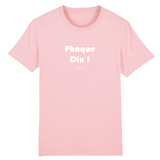 T-Shirt Premium - Phoque Dix - Coton Bio - 12 Coloris - Humour - Cadeau Personnalisable - Cadeaux-Positifs.com -XS-Rose-