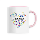 Mug - Choupette (Coeur) - 6 Coloris - Cadeau Unique & Tendre - Cadeau Personnalisable - Cadeaux-Positifs.com -Unique-Rose-