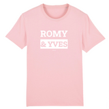 T-Shirt Premium - Romy & Yves - Coton Bio - 12 Coloris - Mythique - Cadeau Personnalisable - Cadeaux-Positifs.com -XS-Rose-