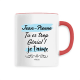 Mug - Jean-Pierre je t'aime - 6 Coloris - Cadeau Tendre & Original - Cadeau Personnalisable - Cadeaux-Positifs.com -Unique-Rouge-