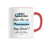 Mug - Merci Pharmacien - 6 Coloris - Cadeau Original - Cadeau Personnalisable - Cadeaux-Positifs.com -Unique-Rouge-