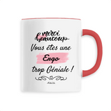 Mug - Merci, vous êtes une Ergo trop Géniale - 6 Coloris - Cadeau Personnalisable - Cadeaux-Positifs.com -Unique-Rouge-