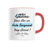 Mug - Merci Aide Soignant - 6 Coloris - Cadeau Original - Cadeau Personnalisable - Cadeaux-Positifs.com -Unique-Rouge-