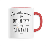 Mug - Une Future Tata trop Géniale - 6 Coloris - Cadeau Original - Cadeau Personnalisable - Cadeaux-Positifs.com -Unique-Rouge-