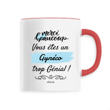 Mug - Merci, vous êtes un Gynéco trop Génial - 6 Coloris - Cadeau Personnalisable - Cadeaux-Positifs.com -Unique-Rouge-