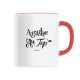 Mug - Agathe au Top - 6 Coloris - Cadeau Original - Cadeau Personnalisable - Cadeaux-Positifs.com -Unique-Rouge-