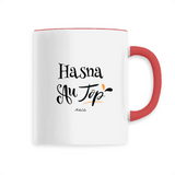 Mug - Hasna au Top - 6 Coloris - Cadeau Original - Cadeau Personnalisable - Cadeaux-Positifs.com -Unique-Rouge-