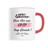 Mug - Merci, vous êtes une CPIP trop Géniale - 6 Coloris - Cadeau Personnalisable - Cadeaux-Positifs.com -Unique-Rouge-