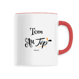 Mug - Tom au Top - 6 Coloris - Cadeau Original - Cadeau Personnalisable - Cadeaux-Positifs.com -Unique-Rouge-