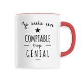 Mug - Un Comptable trop Génial - 6 Coloris - Cadeau Original - Cadeau Personnalisable - Cadeaux-Positifs.com -Unique-Rouge-