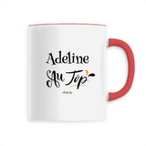 Mug - Adeline au Top - 6 Coloris - Cadeau Original - Cadeau Personnalisable - Cadeaux-Positifs.com -Unique-Rouge-