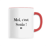 Mug - Moi c'est Sonia - 6 Coloris - Cadeau Original - Cadeau Personnalisable - Cadeaux-Positifs.com -Unique-Rouge-