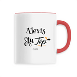 Mug - Alexis au Top - 6 Coloris - Cadeau Original - Cadeau Personnalisable - Cadeaux-Positifs.com -Unique-Rouge-