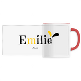 Mug - Emilie - 6 Coloris - Cadeau Original - Cadeau Personnalisable - Cadeaux-Positifs.com -Unique-Rouge-
