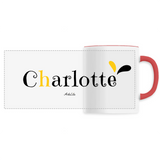 Mug - Charlotte - 6 Coloris - Cadeau Original - Cadeau Personnalisable - Cadeaux-Positifs.com -Unique-Rouge-