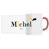 Mug - Michel - 6 Coloris - Cadeau Original - Cadeau Personnalisable - Cadeaux-Positifs.com -Unique-Rouge-