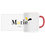 Mug - Marie - 6 Coloris - Cadeau Original - Cadeau Personnalisable - Cadeaux-Positifs.com -Unique-Rouge-