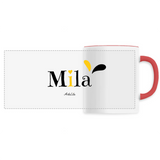 Mug - Mila - 6 Coloris - Cadeau Original - Cadeau Personnalisable - Cadeaux-Positifs.com -Unique-Rouge-